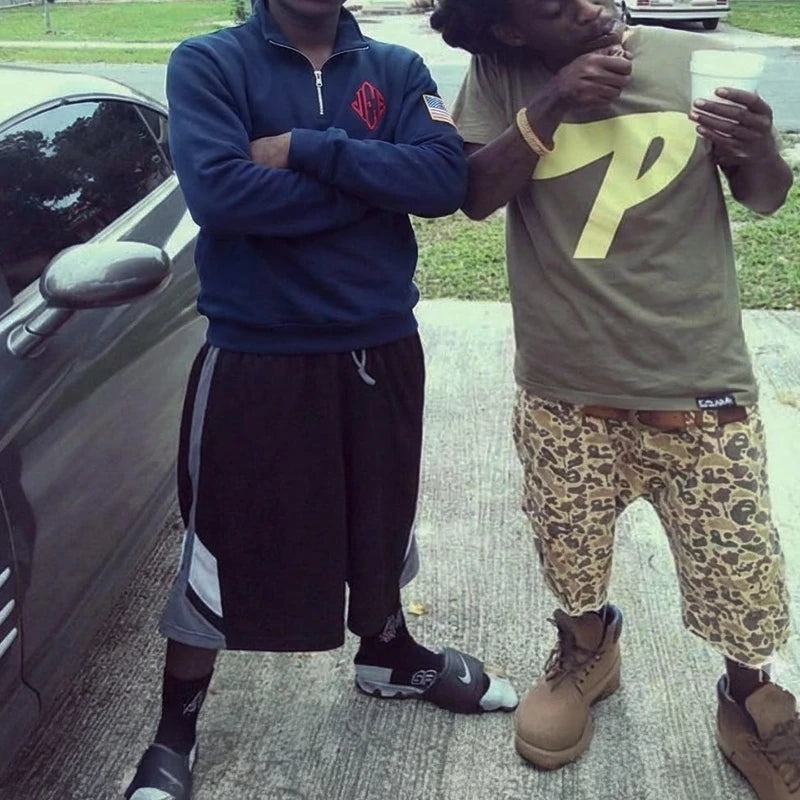 Sweter Epstein'a navy blue Quarterzip