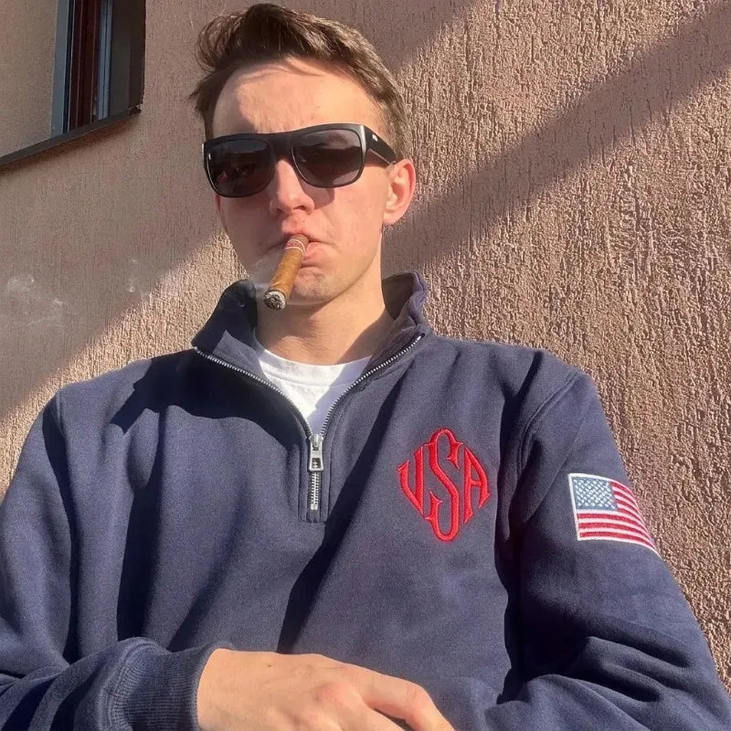 Sweter epstein'a quarterzip